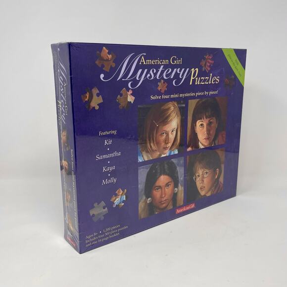 American Girl Doll Mystery Puzzles Set 2005 Kit New Sealed Samantha, Kaya, Molly - Picture 3 of 8